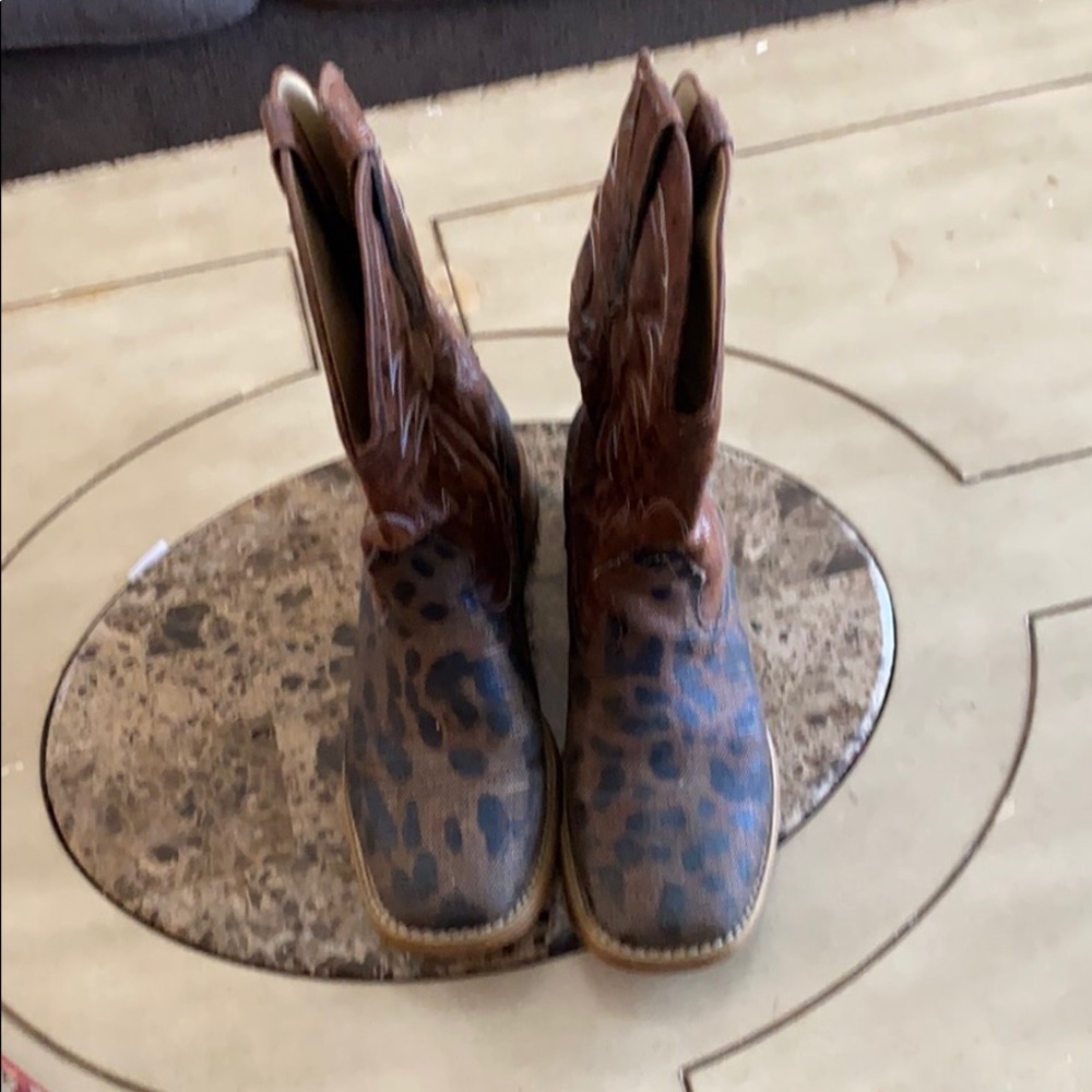 Roper cheetah  boots
